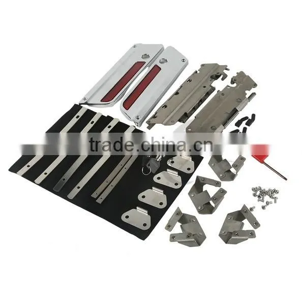 Hard Bags Saddlebag Hardware Latch Hinges Kit For Touring Glide FLT FLH