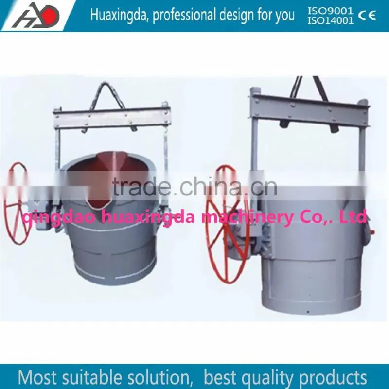 2016 new foundry pouring steel ladle/iron pouring ladle with good reputation