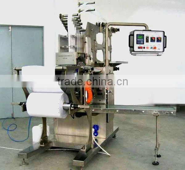 500 pcs/min FOUR Lines Automatic Alcohol Prep Pad Packing Machine