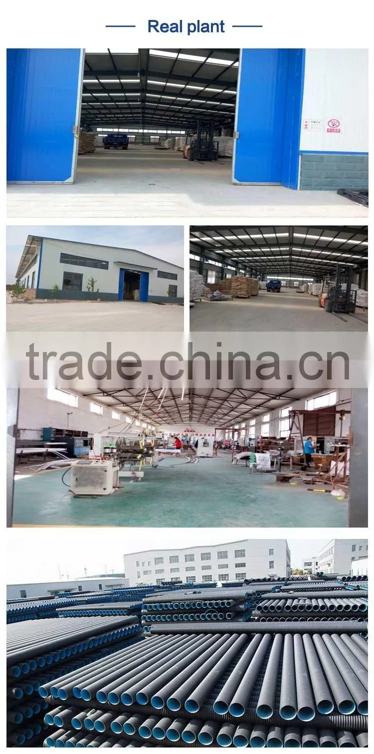 HDPE corrugated drainage pipe