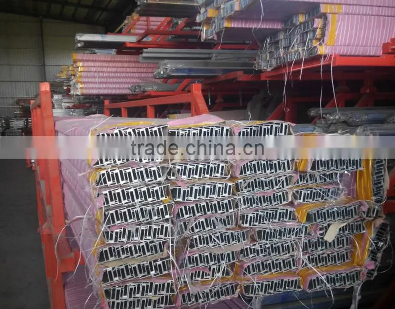 aluminium profile for solar panel frame Alu Alloy NO. EN AW-6063A/AlMg0.7Si(A)