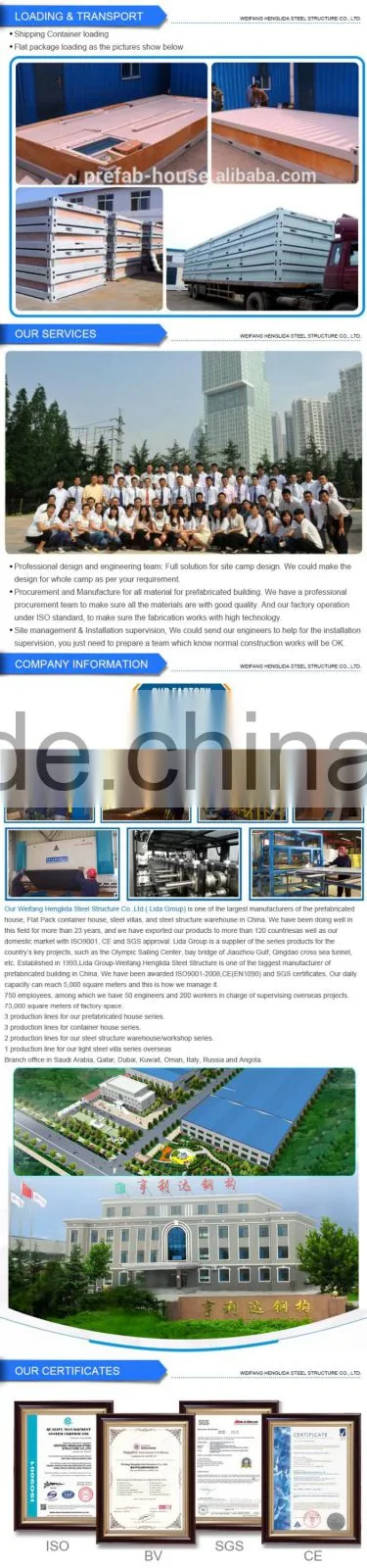 Professional customized plant pre-engineered container house