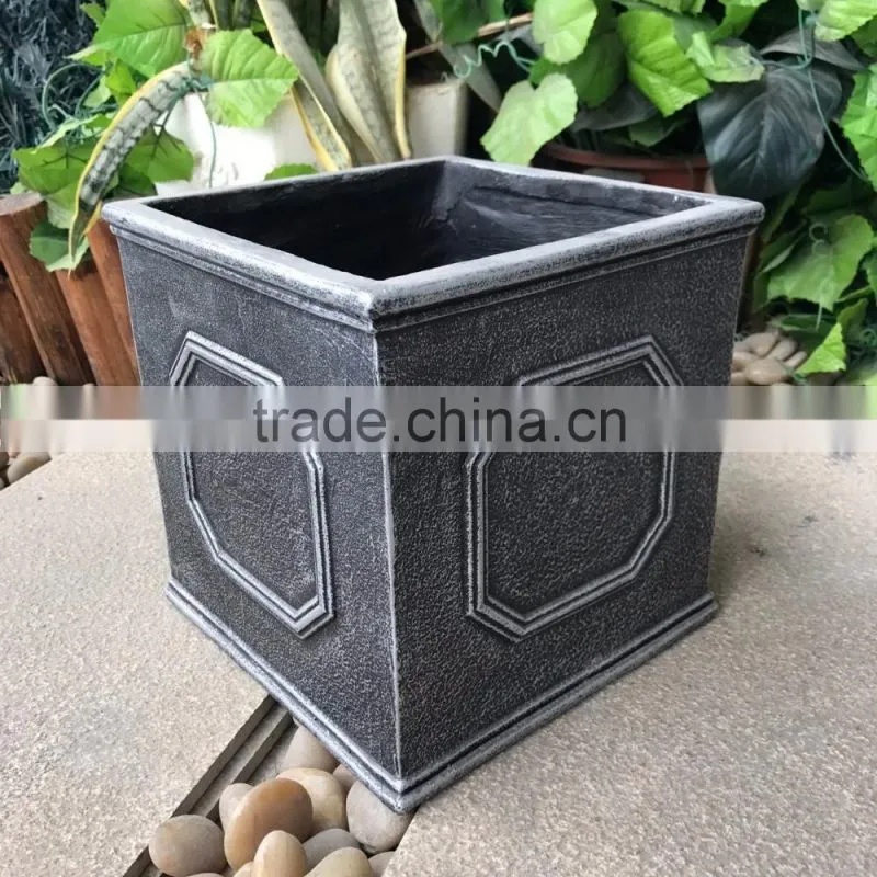 Large square planter for balcony or garden planting