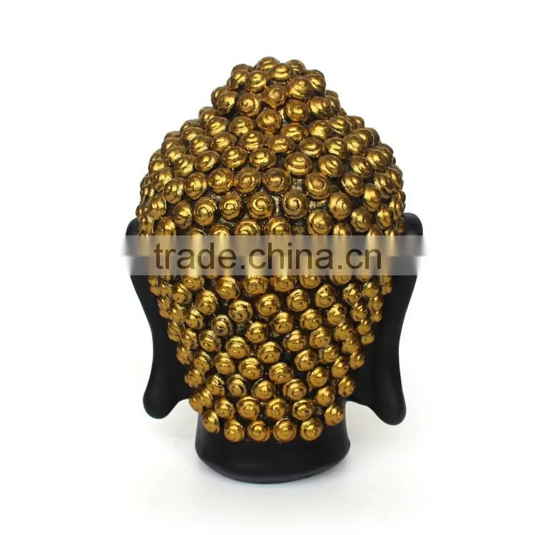 Resin buddha head statue