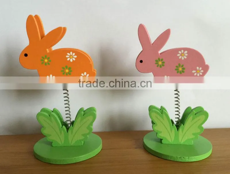 new easter gifts Wooden craft card holder,office decoration home decoration