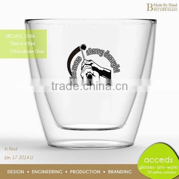 FREE Sample Modern Handmade Novelty Coffee Glass