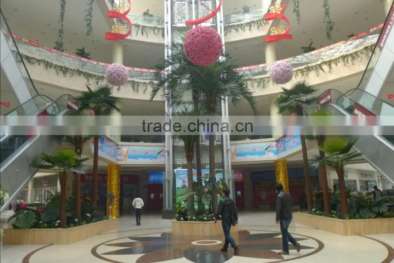 artificial palm tree with brown bark fiberglass tree sale fake tree outdoor decoration