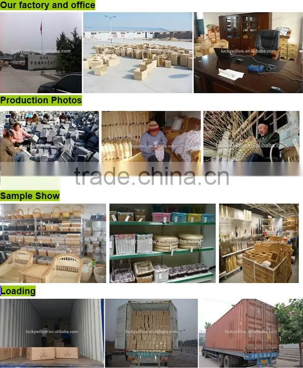 2016 new design cheap cane basket from linyi lucky hadicraft factory