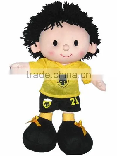 Most popular 15" boy doll funny Football toy