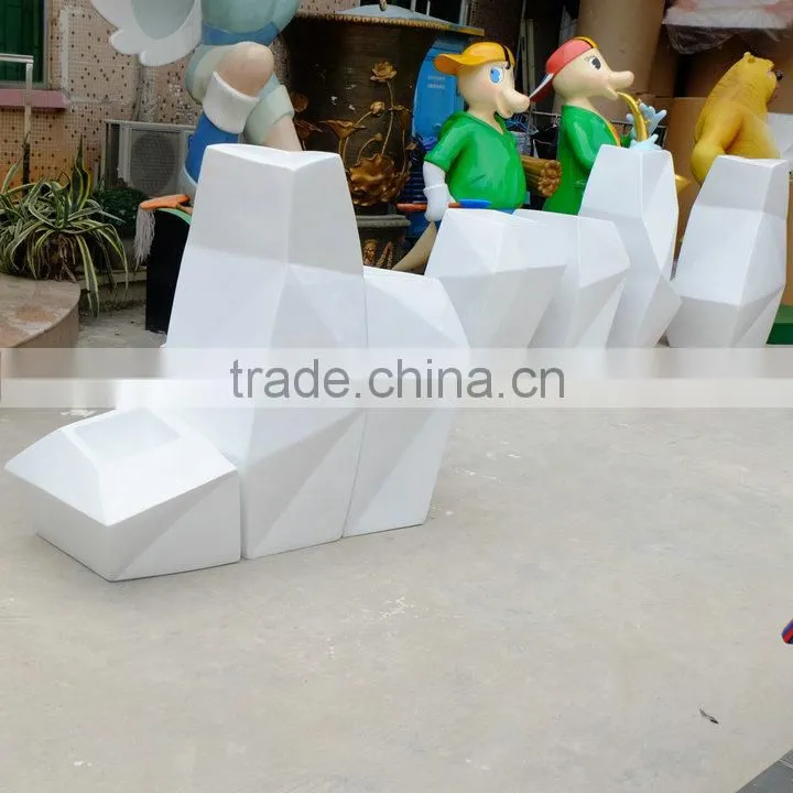 Fashion big fiberglass planter pot