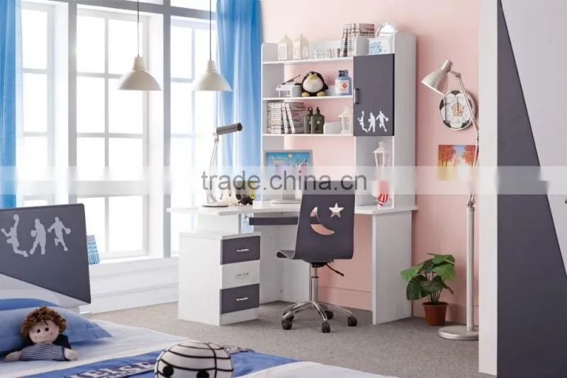 RD16 boys& girls white bedroom set wooden children bunk bed set kid's funny furniture