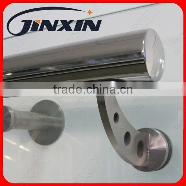 JINXIN Showroom Safety Glass Handrail With Bracket