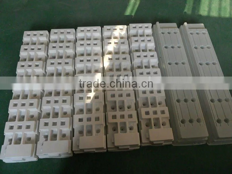 OEM factory thermoforminging plastic packaging tray with divider design