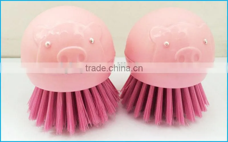 Plastic cartoon dish brush pot brush kitchen brush