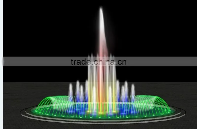 outdoor Landscape music dancing water fountain