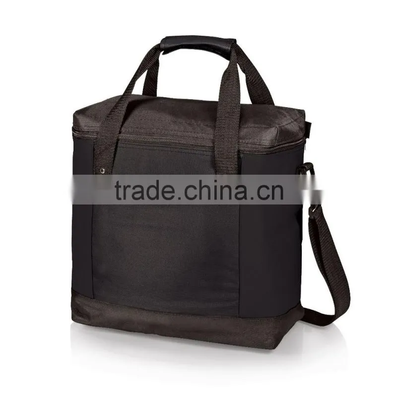 Custom Polyester cooler tote in No-Leak Insulated tote and shoulder Cooler Bag for vegetable and fruit