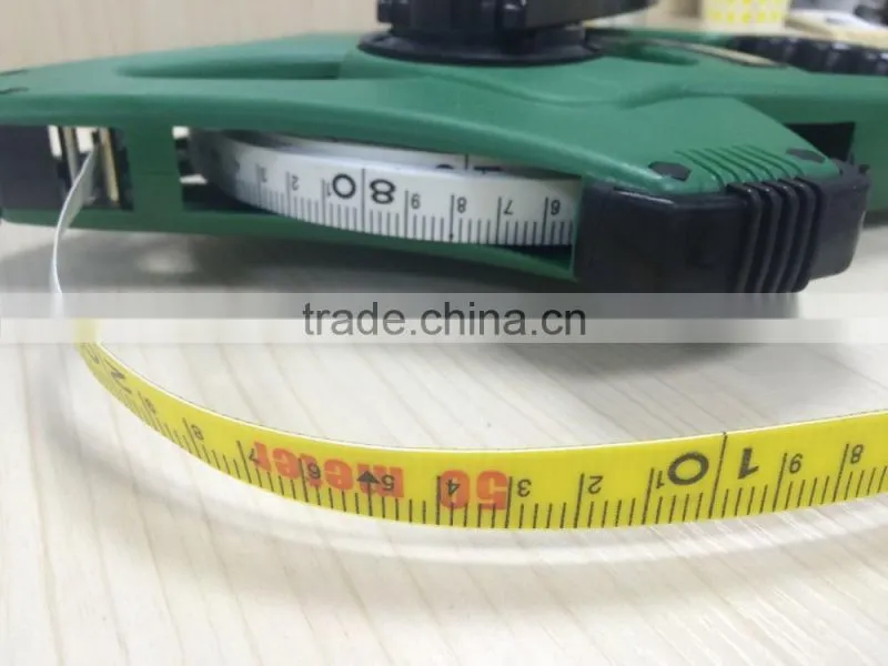 Berrylion Plastic Fiber Measuring Tapes 30Meters ABS+TPR Cover measuring tapes
