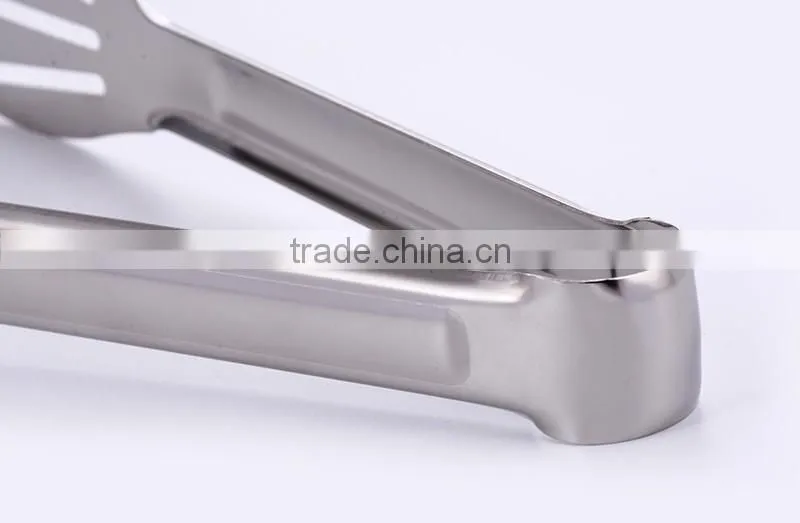 AFY25 High quality 9 inches kitchen utensils stainless steel food tong