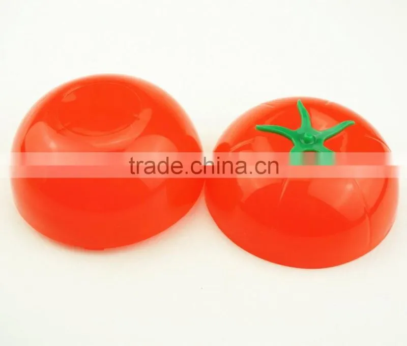 41054 tomato Shaped Plastic Saver/Storage Box/Storage Container with FDA/LFGB