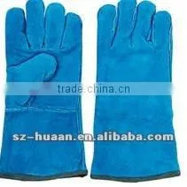 2012 hot sales cowhide welding goves/welding work gloves