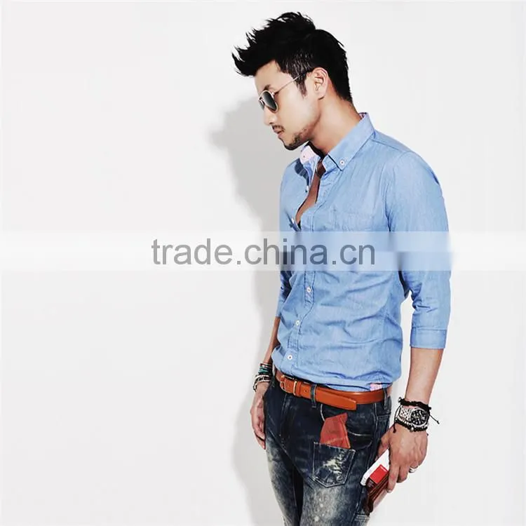 new wholesale fashion comfortable long sleeve plaid flannel shirt with button down