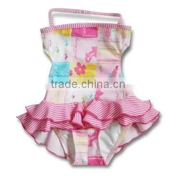 Kids Swimsuit Swimwear One Piece cut bow