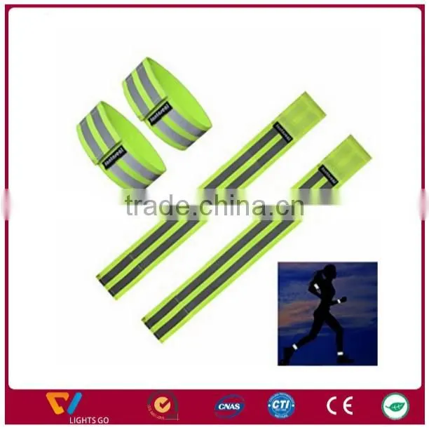 2017 China new design high visibility competition reflective armbands 3m