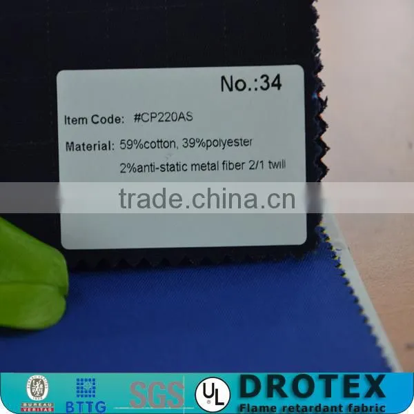 EN1149-5 Antistatic fabric for coal mine clothing