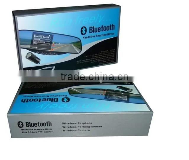 High quality wireless car parking sensor with 3.5 inch rearview mirror