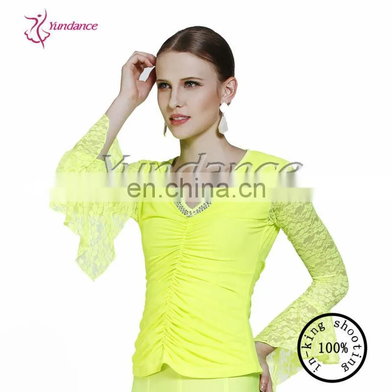 AB031 Beautiful Yellow Dance Full Skirt