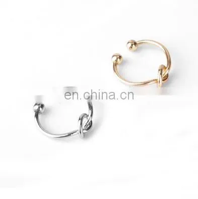 Double Ball Knuckle Midi Open Pinkie Adjustable Ring