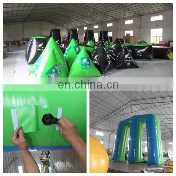 Interactive cheap inflatable paintball bunkers for sale