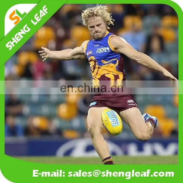 Custom printed soft leather rugby ball