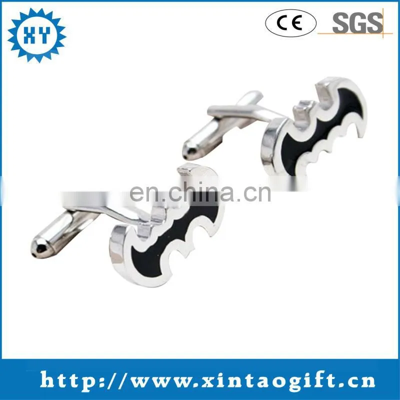 Best selling 2017 customized metal cufflink unique cuffinks crystal