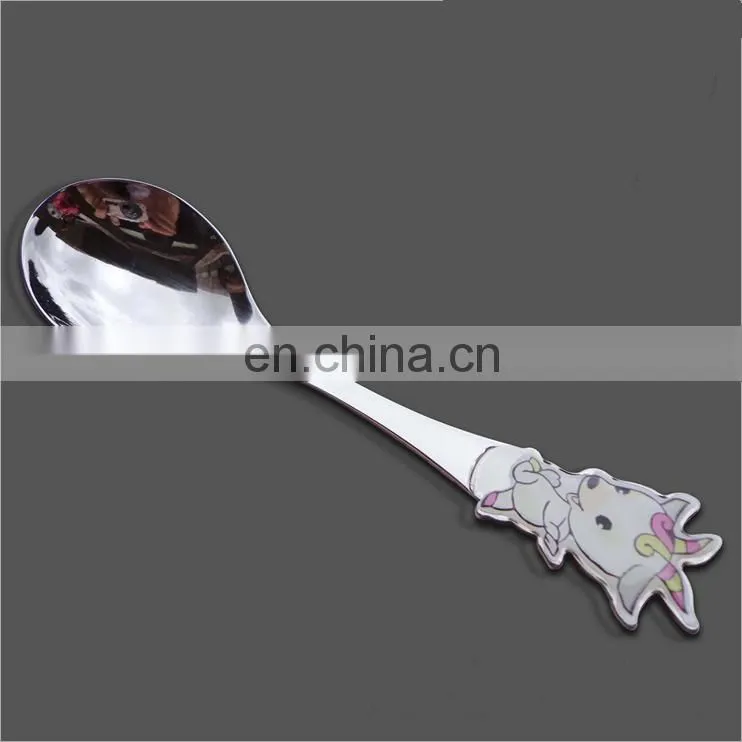 High quality baby bulk mini metal spoon