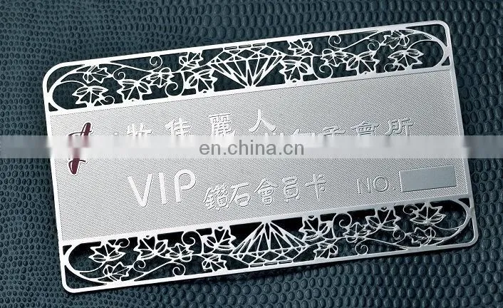 New technology business gift smart luxury metal card
