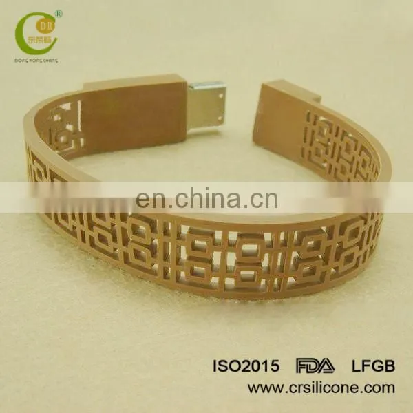 Colorful Custom Great Quality Wristband Ruber Pen Drive Foldable Soft Silicone Bracelet Usb Flash Drive