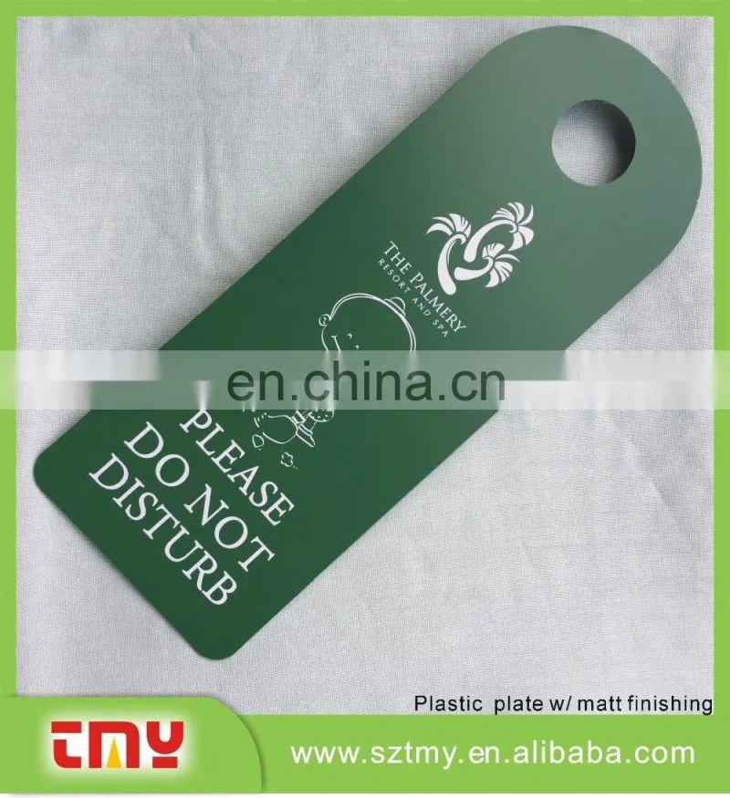 China alibaba high quality PVC door hanger
