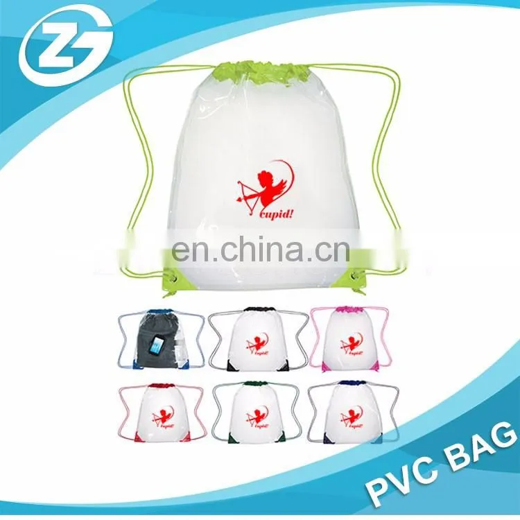 promotiona pvc drawstring toy bag pvc backpack