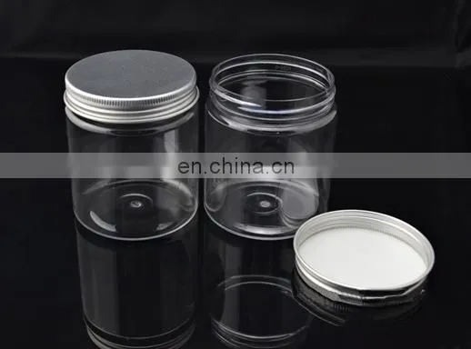 250ml pet wild-mouth bottle/cream plastic bottles with aluminium cap