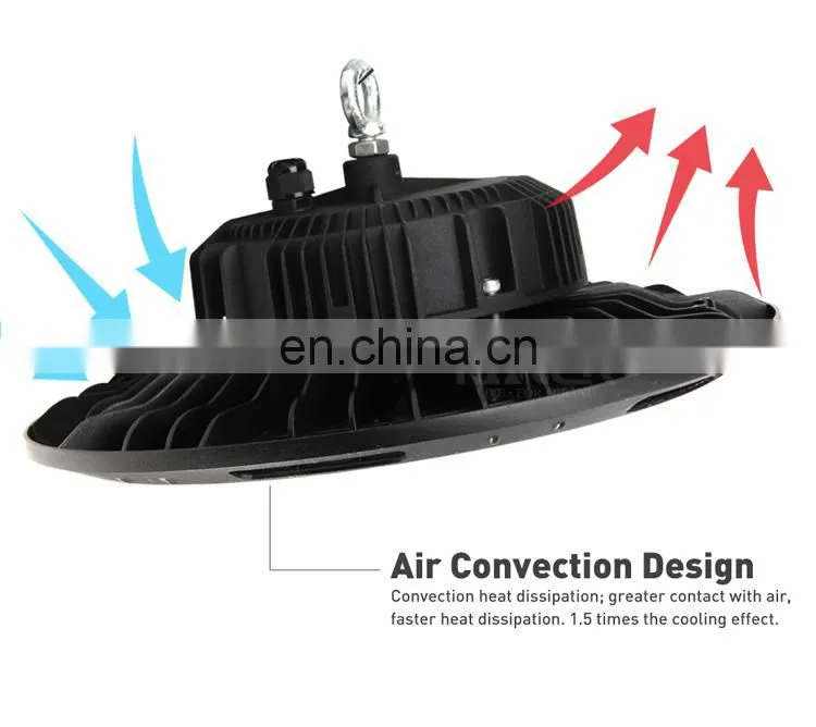 Warehouse industrial lighting IP65 waterproof 100w 150w 200w UFO led high bay light
