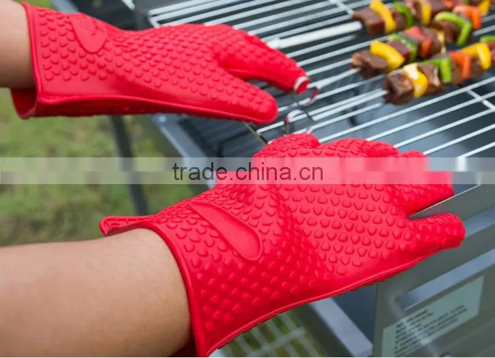 Silicone Heat-resistant Grilling Oven Baking Gloves