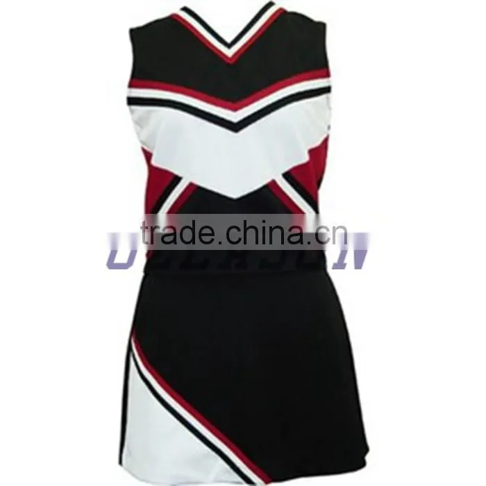 Sublimation printing cheerleading uniforms plus size wholesale cheap cheerleading uniforms