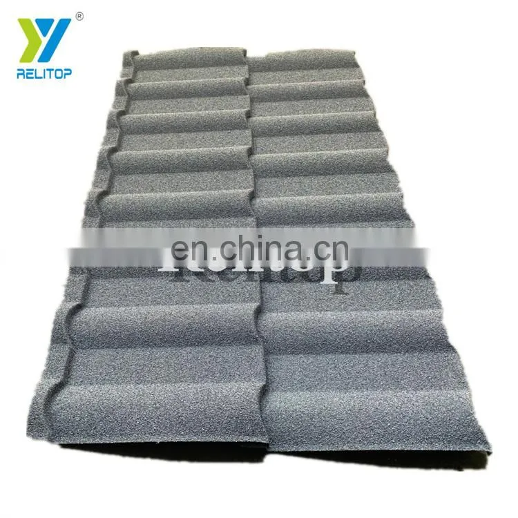 Milano Grey Stone Coated Metal Roofing Cottages For Resort Galvanized Steel Roofing Direct Sale Distribution From Manufacturer
