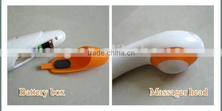 Heating manual neck massager