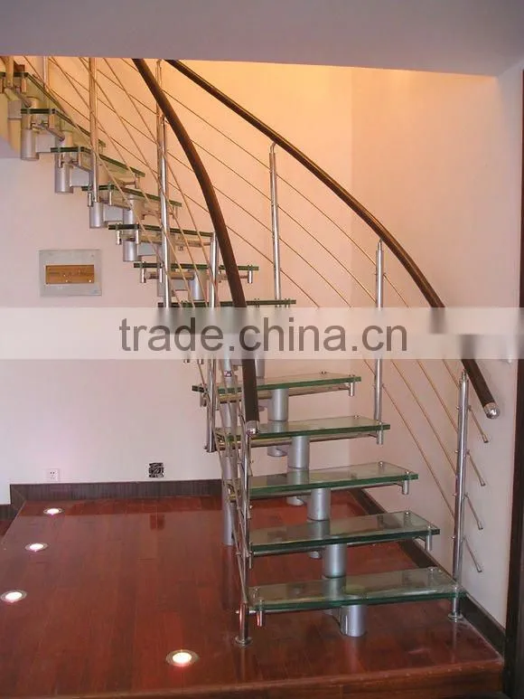 Strong and high quality Solid glass stair