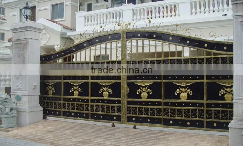 steel gate, metal gate, gate for house, wrought iron stairway gates