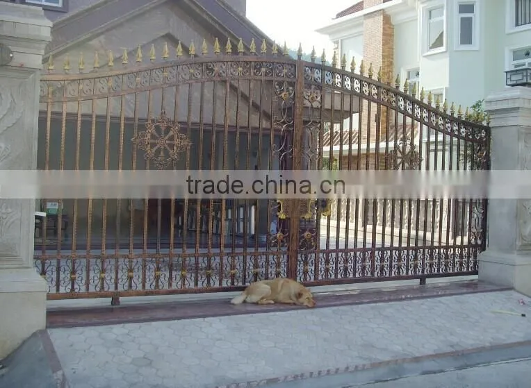 steel gate, metal gate, gate for house, wrought iron stairway gates