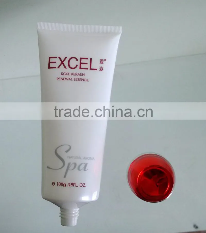 Plastic lotion tube with acrylic cap, massage tube for lotion 120ml