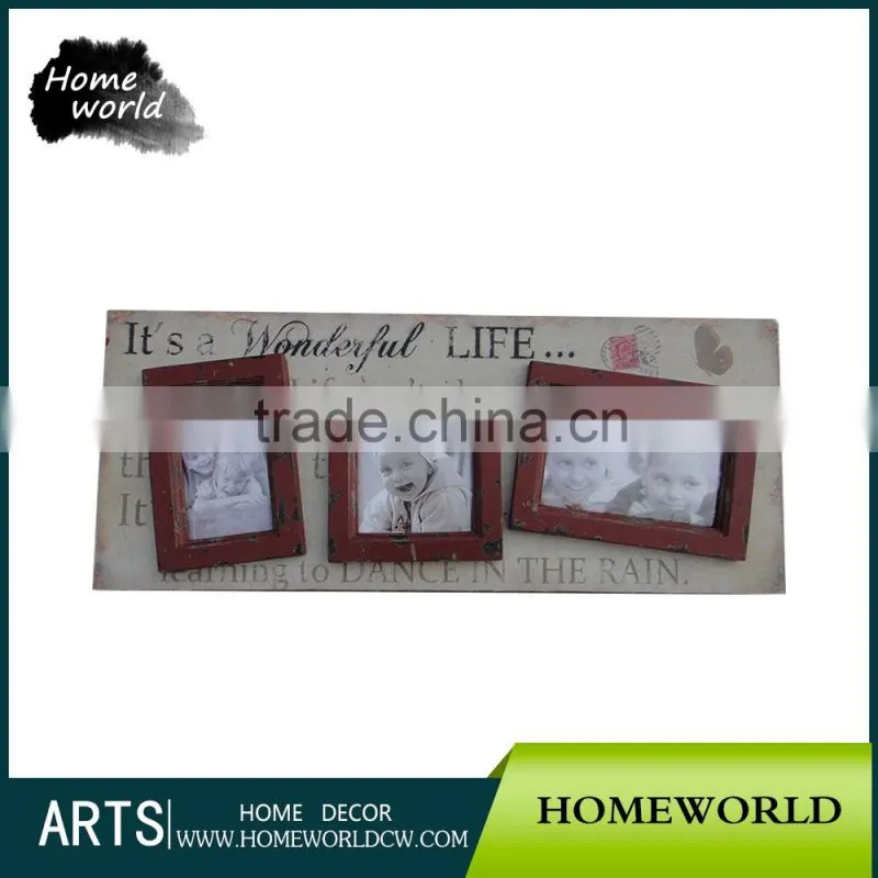 Artificial modern HOME double pictures photo frame for living room decor